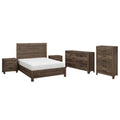 Full Size Bedroom Set White Finish 3 Piece Set With Bed And Two Nightstands