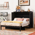 Full Size Murphy Bed With 3 Large Storage Drawers Space Saving Wall Bed