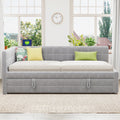 Full Size Upholstered L Shaped Upholstered Daybed