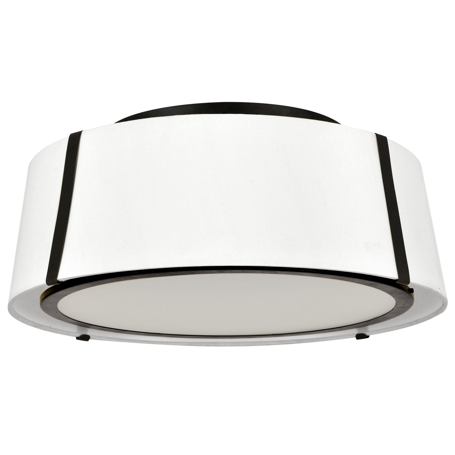 Fulton 3 Light Matte Black Ceiling Mount