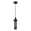 Fulton 4 Inch Wide 1 Light Pendant In Oil Rubbed Bronze