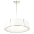 Fulton 6 Light Polished Nickel Convertible Chandelier Semi Flush Mount
