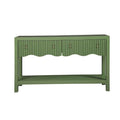 Furniture Classics Abrams Mahogany Gold Console Table
