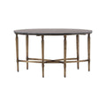 Furniture Classics Pasadena Gold Iron And Stone Coffee Table