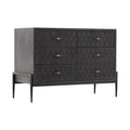 Furniture Classics Pine And Iron Six Drawer Chest