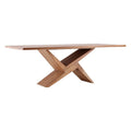 Furniture Classics Sherlock Natural Acacia Wood Modern Rustic Dining Table