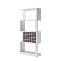 Porch Den Brickell Cappuccino 4 Tier Wine Stand Room Divider