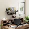 Furniture Of America Andre Industrial Grey Floating Wall Shelf