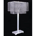 Furniture Of America Artenia Glam Hanging Crystals Table Lamp