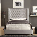 Carabella Contemporary Wingback Low Profile Bed By Foa
