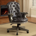 Baletta Traditional Grey Caster Adjustable Armchair By Foa