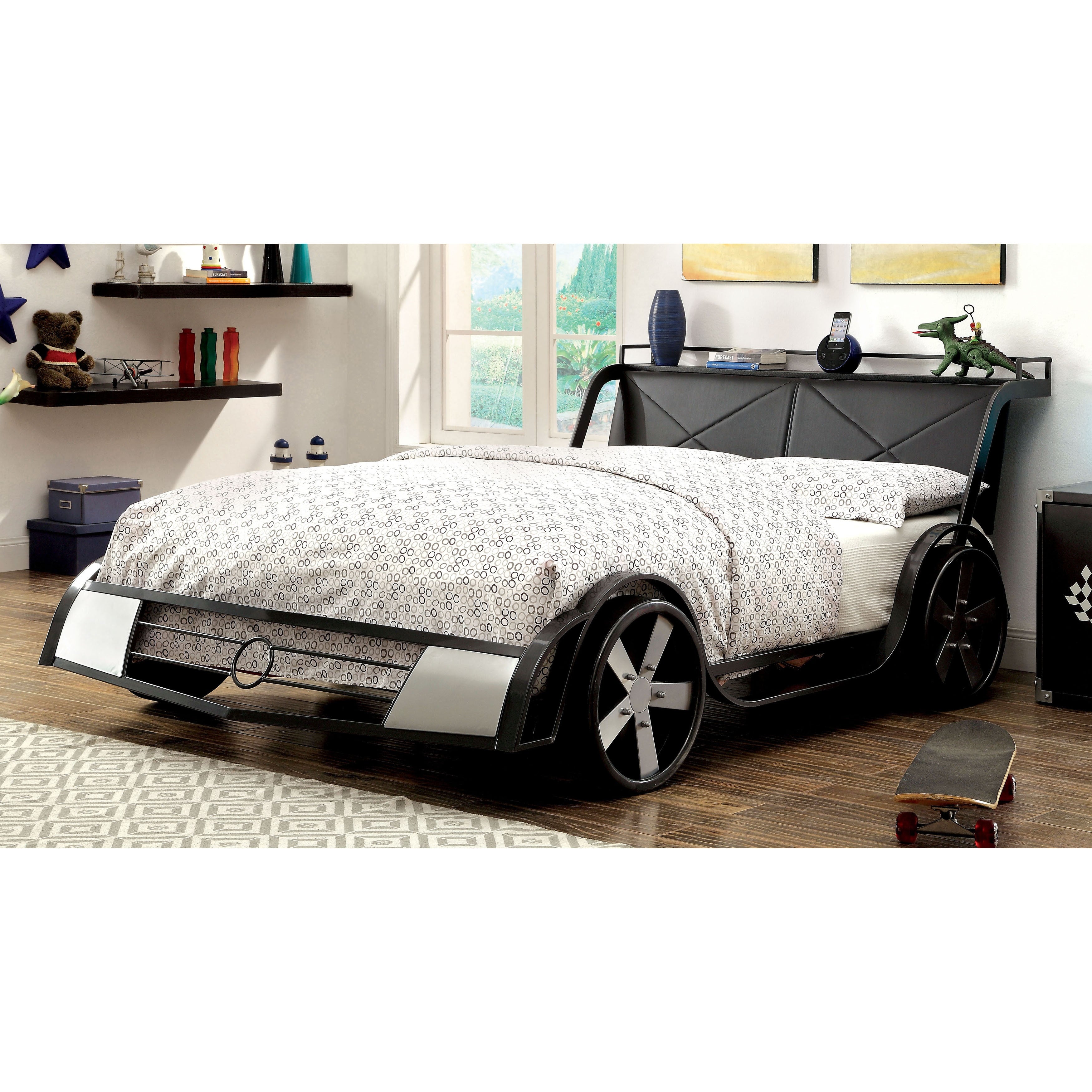 Furniture Of America Born Racer Metal Full Youth Bed