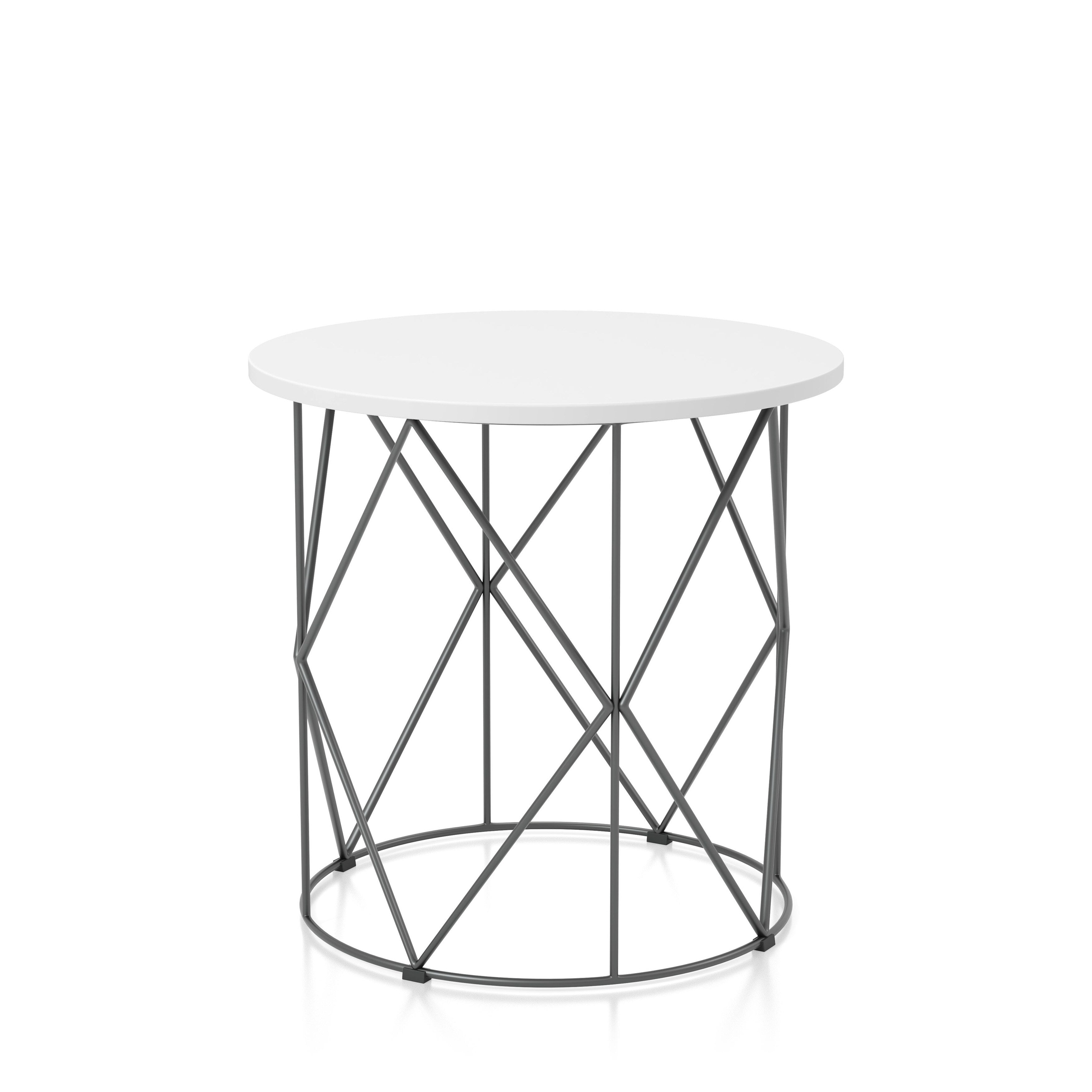 Furniture Of America Brigid Modern Round End Table