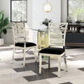 Sculpture I Contemporary Black Dining Chairs Set Of 2 By Foa