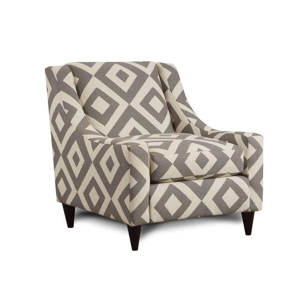 Furniture Of America Cara Contemporary Diamond Patterned Arm Chair