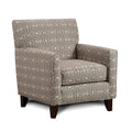 Furniture Of America Cara Contemporary Crystal Patterned Taupe Arm Chair