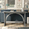 Furniture Of America Catrina Rustic Reclaimed Oak Finish Sofa Table