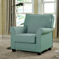 Porch Den Mayes Padded Linen Arm Chair