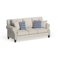 Furniture Of America Ferisen Contemporary Linen Like Sofa