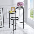 Furniture Of America Cora Black Modern 3 Tier Indoor Plant Stand