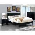 Corrine Mid Century Modern Black 3 Piece Bedroom Set