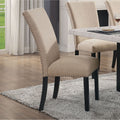 Furniture Of America Cots Transitional Flannelette Side Chair Set Of 2