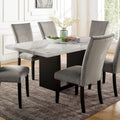 Furniture Of America Cots Transitional White Solid Wood Dining Table