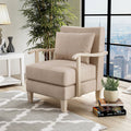 Perth Contemporary Beige Accent Chair By Foa