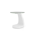Furniture Of America Crescendo Modern Glass Top End Table