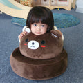 Furniture Of America Critter Crew Plush Microfiber Themed Folding Kids Chair