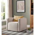 Furniture Of America Hayden Faux Linen Accent Chair