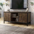 Henal Rustic 60 Inch Medium Weathered Oak Tv Stand By Foa