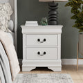 Mayday Ii Contemporary Grey 2 Drawer Nightstand By Foa