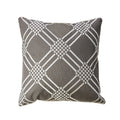 Furniture Of America Diamond 20 Inch Grey Throw Pillows Set Of 2