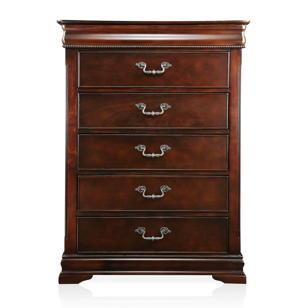 Bastillina Traditional Cherry 6 Drawer Chest By Foa