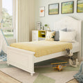 Furniture Of America Ceralin Traditional Tufted Leatherette Camelback Platform Bed