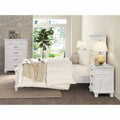 Furniture Of America Eleanor Modern Rustic 3 Piece Weathered Grey Wood Panel Bedroom Set With Dentil Molding