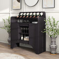 Furniture Of America Jaafan Espresso Multi Storage Buffet