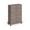 Furniture Of America Rustic Grey 5 Drawer Chest