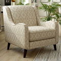 Furniture Of America Gandree Transitional Keystone Pattern Armchair