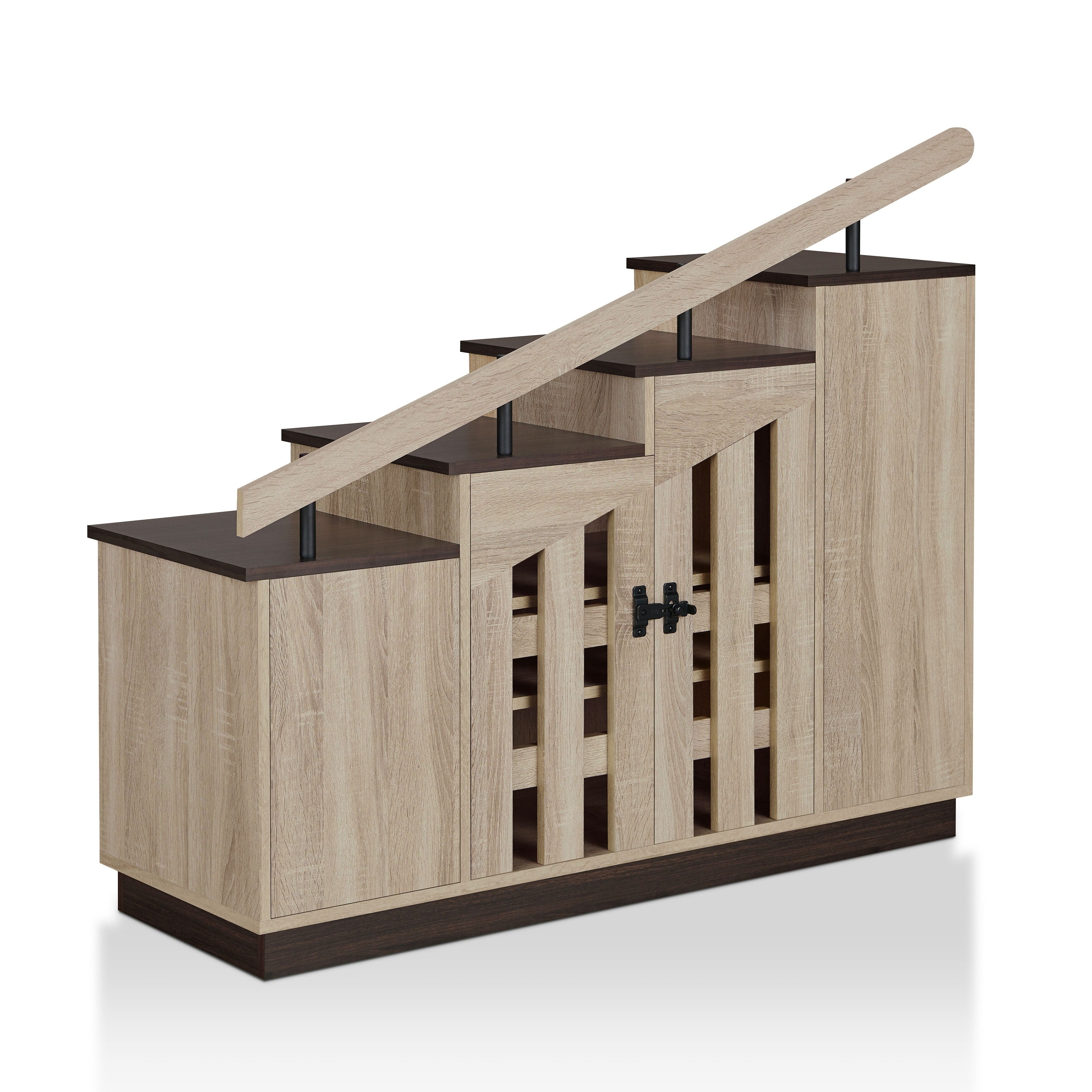 Garner Rustic Shoe Storage Cabinet By Foa
