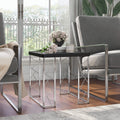 Silver Orchid Gaynor Modern Marble End Table