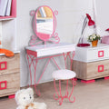 Furniture Of America Princess Fantasy 2 Piece Vanity With Stool Set