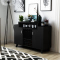 Furniture Of America Hafley Contemporary 2 Open Shelves Buffet