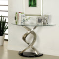 Furniture Of America Helena Modern Satin Plated Sofa Table