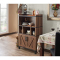 Furniture Of America Holcomb Rustic Distressed Walnut Buffet Cabinet