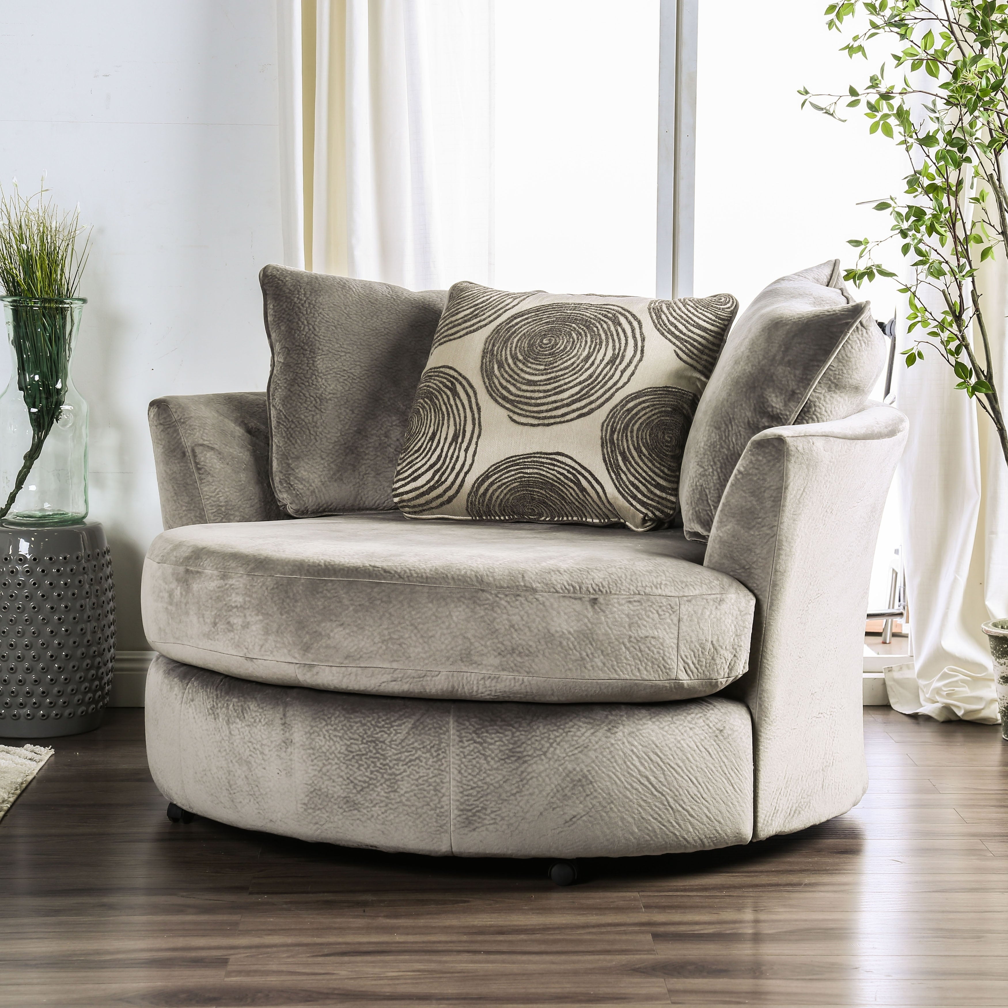 Uwala Contemporary Swivel Chair By Foa