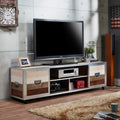 Furniture Of America Kenzy Contemporary Industrial 70 Inch Entertainment Unit Tv Stand