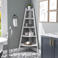 Copper Grove Cranesbill 5 Tier Corner Ladder Display Bookcase