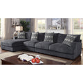 Furniture Of America Kintra Contemporary Grey Large L Shaped Sectional